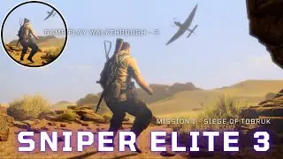 This Last Zone Was INSANE 🔥🎯💀 Sniper Elite 3 -  Mission 1-Siege of Tobruk
