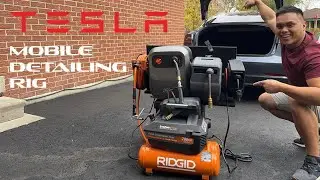 Minimalist Tesla Model 3 Mobile Detailing Rig