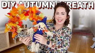 DIY AUTUMN WREATH 2020 | Poundland, Amazon DIYs (Easy)