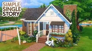 Simple One-Story Family Home // The Sims 4 Speed Build
