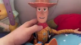 Disney Toy Story And Beyond Squad Leader Woody Doll From Hasbro in 2002 All Phrases