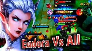 Eudora Vs Gord: When eudora met high IQ Global Hanzo Then This happened MLBB Eudora 