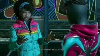 Spiderman 2 PS5 Miles with Deaf Girl