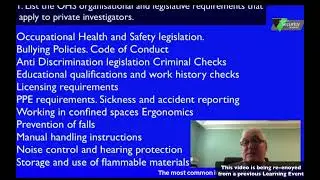 Diploma of Government Investigation