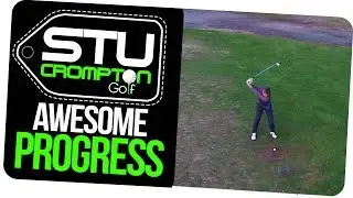 UNREAL golf progress drone shots stu crompton