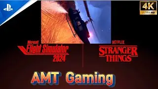 Microsoft Flight Simulator 2024 /4K PS5 Gameplay/ Stranger Things Mission 4