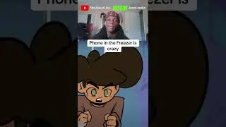 Phone in the freezer is crazy # #streamer #funny #reaction