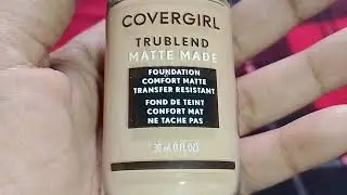 Two type foundation review Maybelline New York fit me foundation +cover girl matte foundation 💯😍