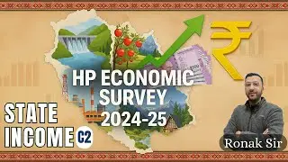 HP Economic Survey 2024-25 | Ch 2 State Income | Chapter-wise Series for HPAS, NT & Allied