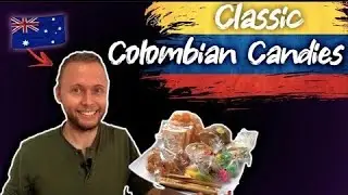 AUSTRALIAN Reacts: Trying 12 Traditional Colombian Candies! (Part 1) 😮