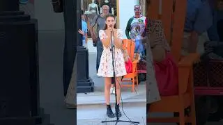 Halo - Beyonc&eacute; | Karolina Protsenko Emotional Live Street Performance #girl #singer #singing