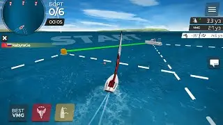Парусный киберспорт | Тренировочная регата в симуляторе Virtual Regatta Inshore