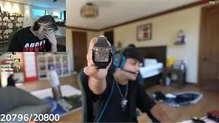 StableRonaldo флексит на xQc после того, как застал его за просмотром своей трансляции