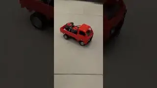 RC Car 🚗 With ASMR Remote control in Red body #asmr #toys #rc #unboxing #car #rccar #shorts #red#fun