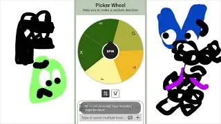 [Battle for alphabet lore again episode 2] gun letter battle