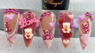 Small Temu Vday Nail haul