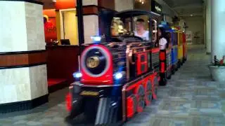 Cousins Riding on the Train Pacific View Mall