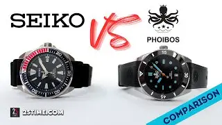 SEIKO Samurai SRPB53 vs PHOIBOS Wave Master Rubber