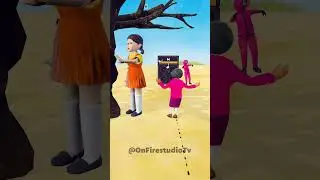OIIA Scary Teacher in Squid Game 😂 | Funny Animation meme #ytshorts #scareteacher3d