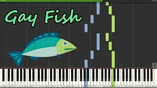 TUTORIAL: Gay Fish piano cover - South Park piano