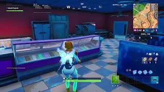 Fortbyte #06 Accessible with Yay! Emote at an ice cream shop in the desert