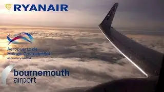 Ryanair Boeing 737-800 EI-EFF I Malaga AGP ✈ Bournemouth BOH I *Full Flight*