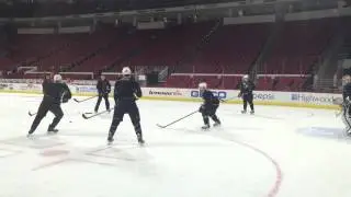 Kimmo Timonen practicing with Flyers