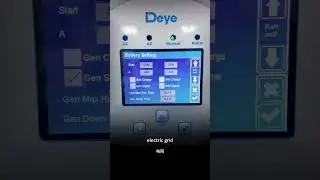 Deye inverter battery  parameter settings(2)