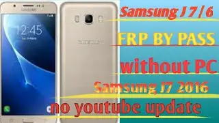 #samsung J7/6 FRP Bypass kaise kare#samsung J7 2016 google account luck How to Remove