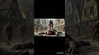 Man saves village #story #anime #action #monster #horror
