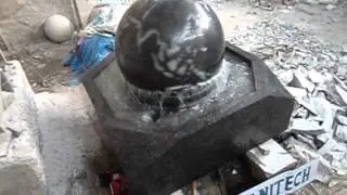 Granite stone ball fountain,stone ball water feature