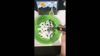 Shaving Cream Technique Card- Stampin Up Mountain Air Stamp Set