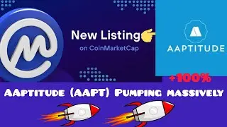 AAPTITUDE Token: AAPT Pumping massively | Newly Listed on CoinMarket Cap | New Token Review