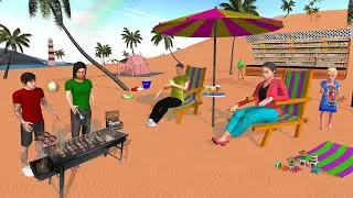 Virtual Family Summer Vacation 3D || Android Gameplay #playongaming #summervacation