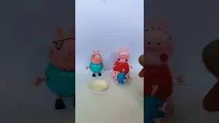 Peppa Pig, breakfast with Surprise😭#toys#asmr#satisfying#unboxing