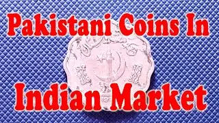 Pakistani coins in Indian market