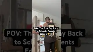POV: The First Day Back to School&hellip; Parents Edition 🤣📚 #dailywiththedavis #relatable