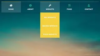 How To Make a Fancy Drop-down Menu With Submenu Using HTML & CSS | HTML Website Tutorial