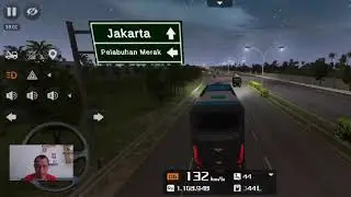 Part#.01 Traveling Bus Simulator In Januari From Bakauheni Lampung To Java Island