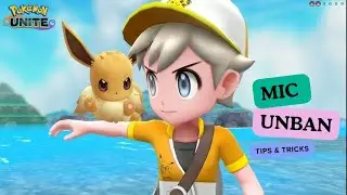 MIC BAN PROBLEM SOLVE IN POKEMON UNITE GAME