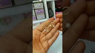 Diy 3 easy korean earrings ✨🎀💗 | Easy earrings making | #shorts #diy #viral #trending #youtubeshorts