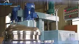 Vacuum Homogenizer mixer Machine for Toothpaste/Ointment Emulsifying process
