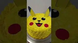 How to make Pikachu Cake with fresh cream