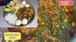 How to Make Authentic Ghanaian Kontomire Stew | Cocoyam Leaves Stew Recipe