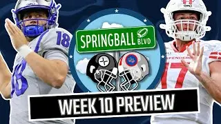UFL WEEK 10 w/ Brandon Silvers | Previews, Picks & Best Bets | Springball Boulevard