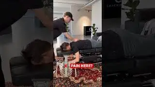 pain between your shoulder blades? #adjustment #chiropractic #asmr #shoulderpain