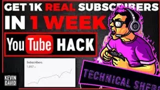 How to Get 1K REAL YouTube Subscribers in 1 Week [Algorithm Hack 2020!]