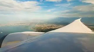 B787 & A350 takeoff and landing 30-min focus cabin sound | ASMR