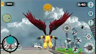 Flying Future Hero -  Flying Hero Vs City Villains | Android GamePlay