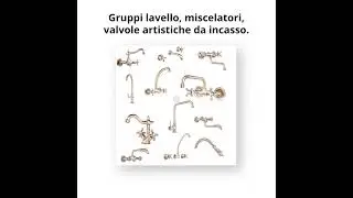 Rubinetti artistici in ottone per casa, giardino e arredo urbano